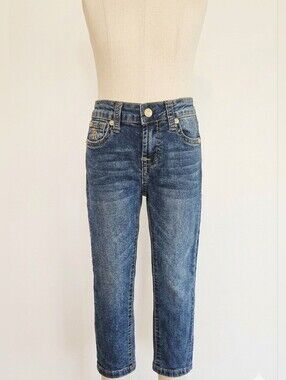 7 For All Mankind Girls "The Skinny" Stretch Jeans. Size 5.